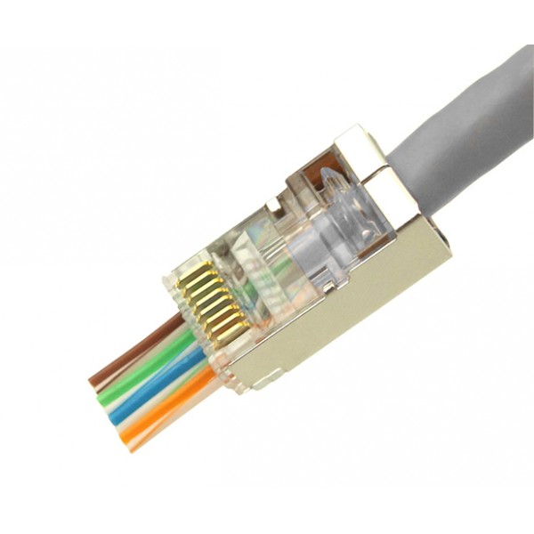 NT120 CAT6 RJ45 NET CONNECTORS 100PACK