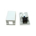 CAT5e Double Port Surface Mount Box