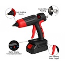 Cordless Glue Gun with Rechargeable Li-Ion Battery