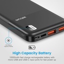 PB155 Dual USB Ultra Slim Fast Charge Power Bank PD20W 10000mAh