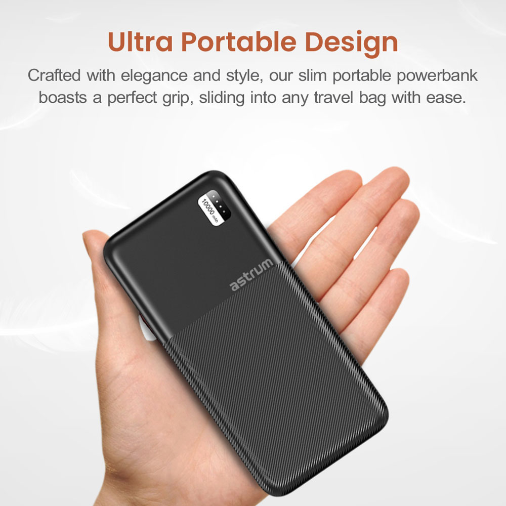 PB155 Dual USB Ultra Slim Fast Charge Power Bank PD20W 10000mAh