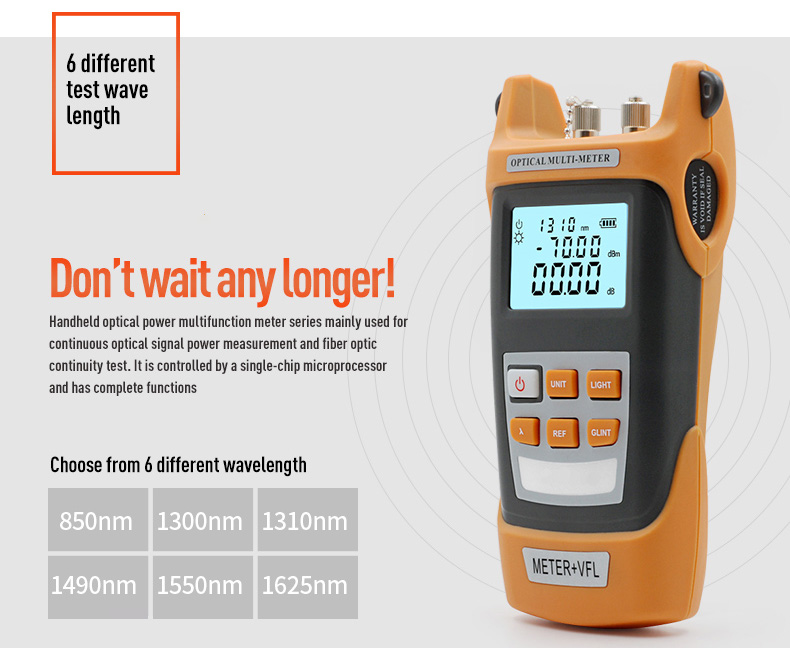 UltraLAN Fiber Power Meter with VFL