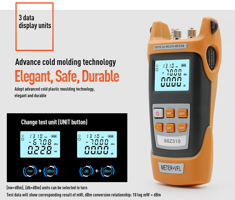 UltraLAN Fiber Power Meter with VFL