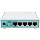 MikroTik hEX PoE Lite 5 Port Ethernet 4 PoE Router | RB750UPr2