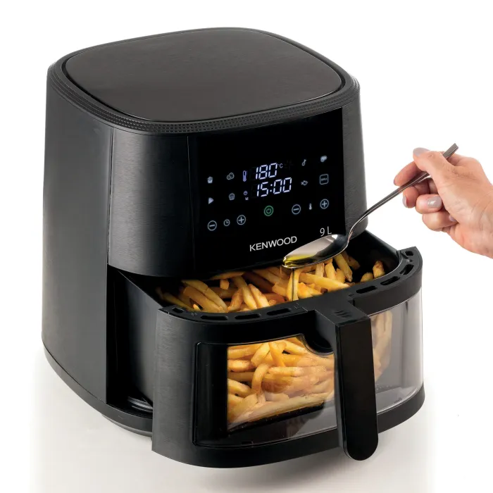 Kenwood 9 Litre Airfryer and Grill with Window |  HFG92.000BK