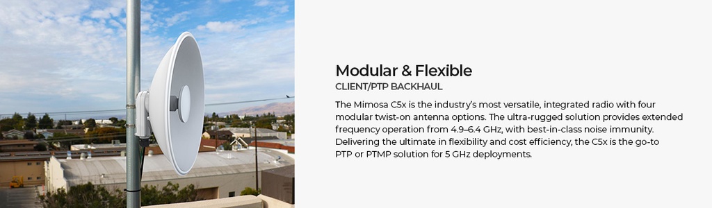 Mimosa 5GHz 45 22dBi sector antenna N5 45X4