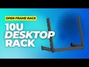 UltraLAN 10U Desktop open frame rack | CAB-C-DR010U