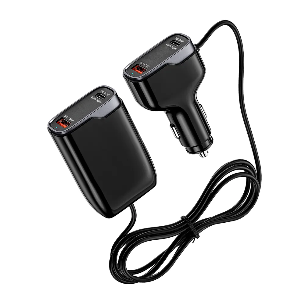 Pro Go PD100 4 in 1 USB-C PD102W Dual USB Travel Car Charger 