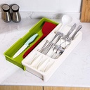 Casey Cutlery 9 Compartments Drawer Organizer Colour Grey