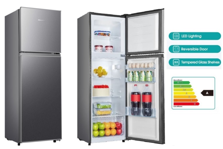 Hisense 222L Combi Freezer Fridge with Water Dispenser | H310BIT-WD