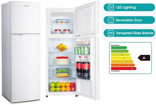 HISENSE 154L FRIDGE TOP FREEZER WHITE