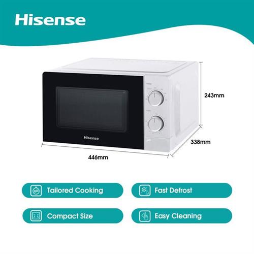 Hisense 28L H28MOBS17 Electronic Microwave Matt Black | H28MOBS17