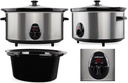 Mellerware Slow Cooker Stainless Steel Brushed 6.5L 320W | 27560A