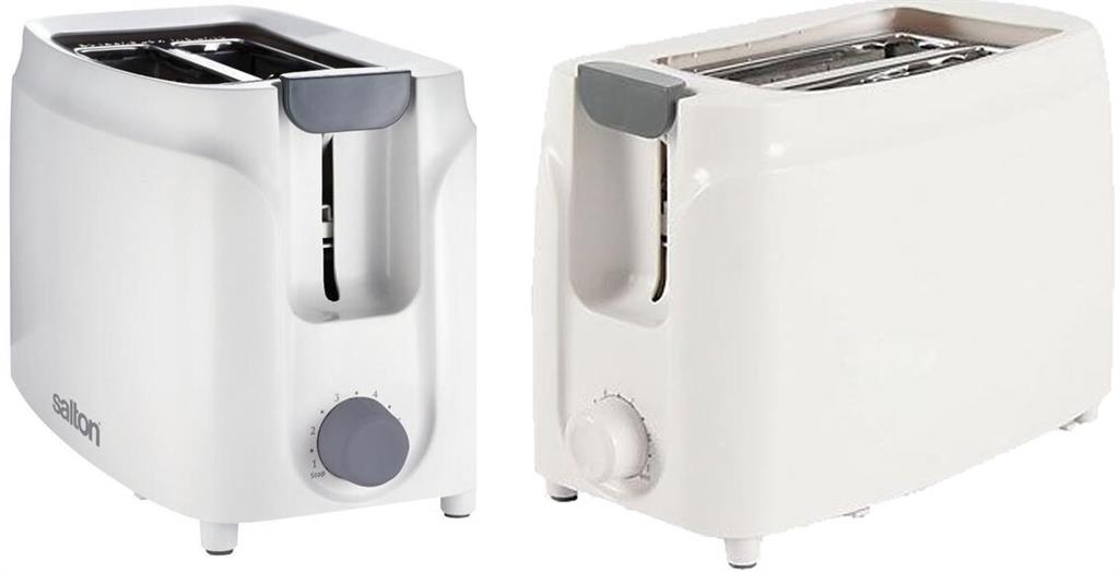 Salton 2 Slice Cool touch White Toaster | ST2S-09
