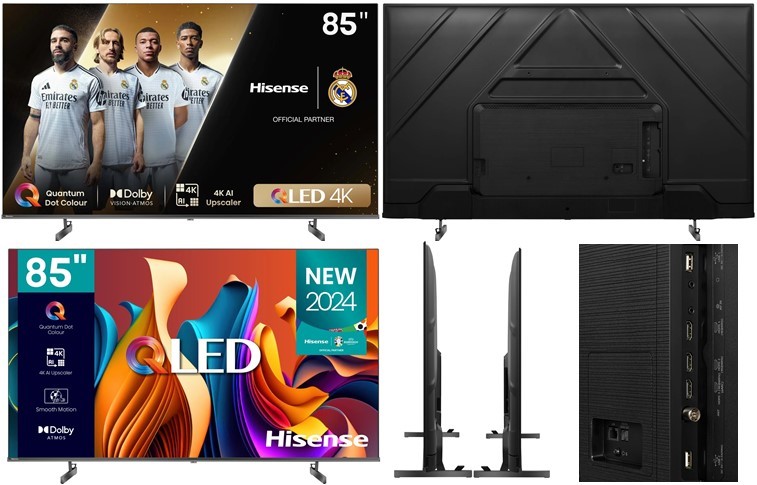 Hisense 85 Inch Q6N Smart 4K UHD QLED TV with Quantum Dot & Dolby Vision 85Q6N
