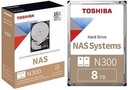 Toshiba 8TB N300 NAS 3.5 inch SATA Hard Drive HDWG780EZSTAU