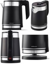 Mellerware Kettle Dual Wall 360 Degree Cordless Stainless Steel Black | 22330BK