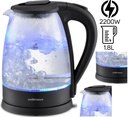 Mellerware Kettle 360 Degree Cordless Kettle Glass Black | 22300BK