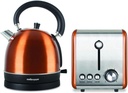 Mellerware Stainless Steel Copper 2 Slice Toaster and 1.8L | 46042CO