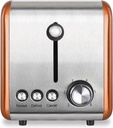 Mellerware Stainless Steel Copper 2 Slice Toaster and 1.8L | 46042CO