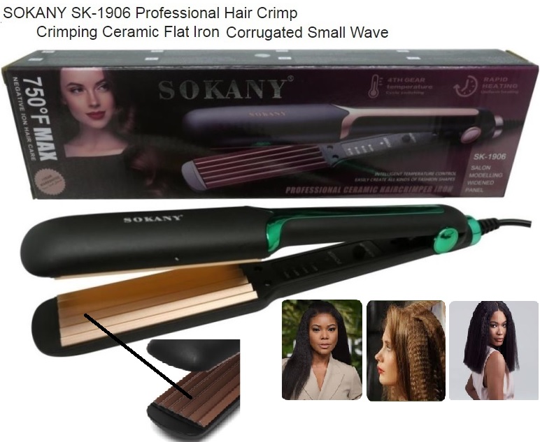 Sokany Professional Ceramic Hair Straightener | CSY-SK-1906