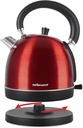 Mellerware Stainless Steel Red Toaster and Kettle Combo Set | 46042RD