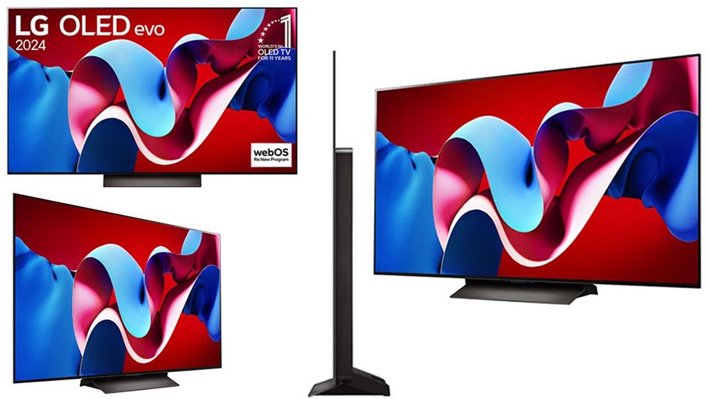 LG 77 Inch LG OLED evo C4 Series webOS24 Smart TV with AI | OLED77C46LA