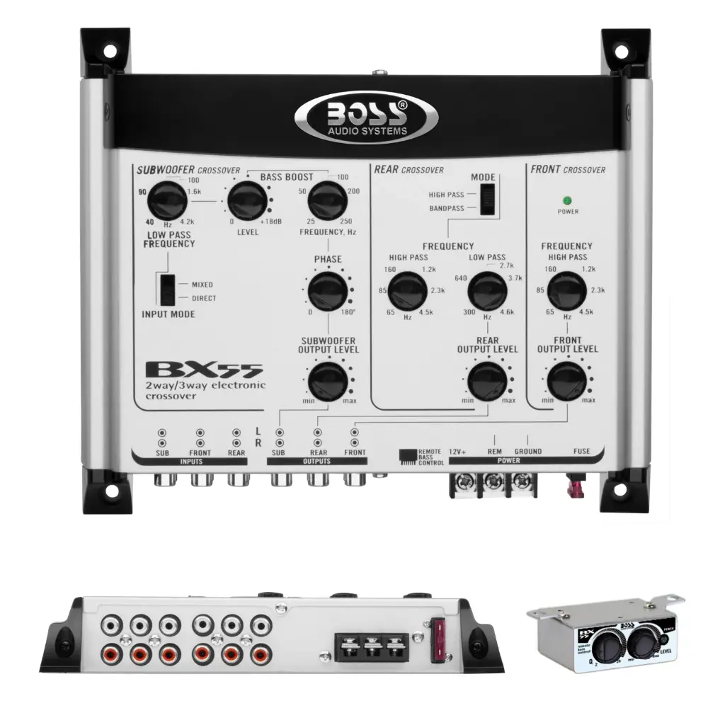 Boss Audio 2-way Electronic Crossover |  BX25