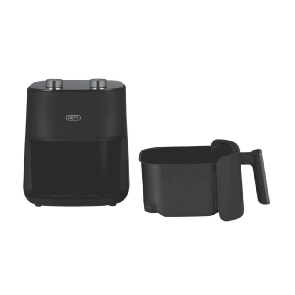  Defy 4.7L Manual Air fryer Black with Silver Accents | DAF2347MB