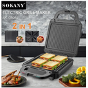 Sokany 8 Slice Sandwich & Grill Maker | CSY-SK-08062