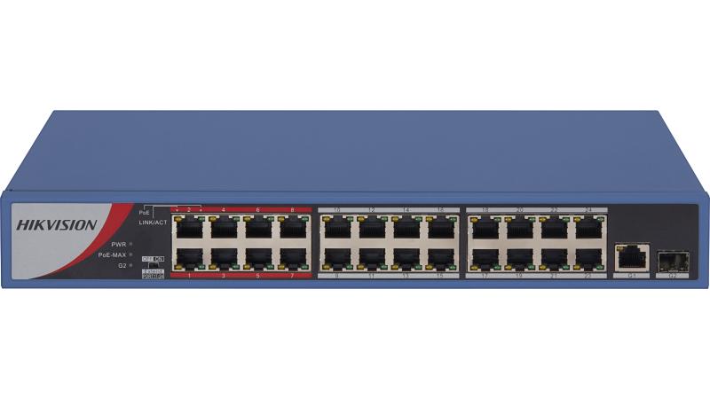 POE023 HiLook 24 Port Fast Ethernet Unmanaged POE Switch