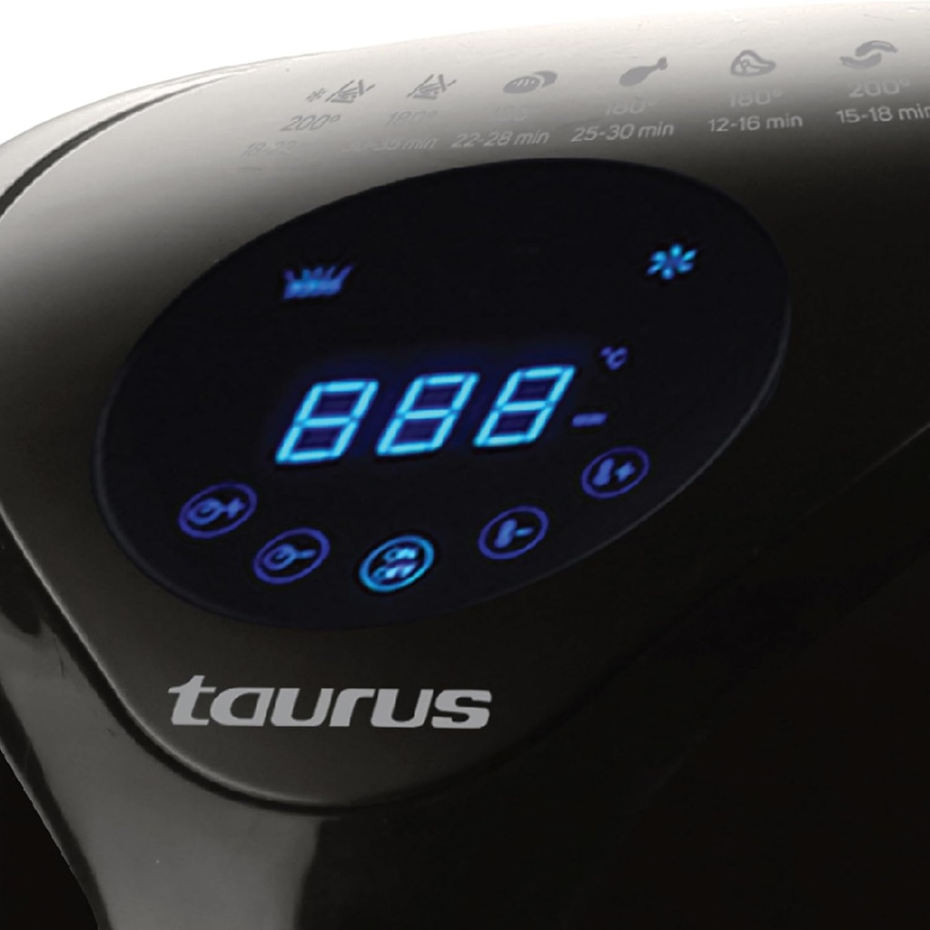 Taurus 3.6L Air Fryer Digital Black with Timer 1400w | 973950
