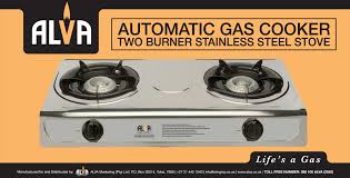 ALVA GAS STOVE 2 PLATE STAINLESS STEEL | GCS04
