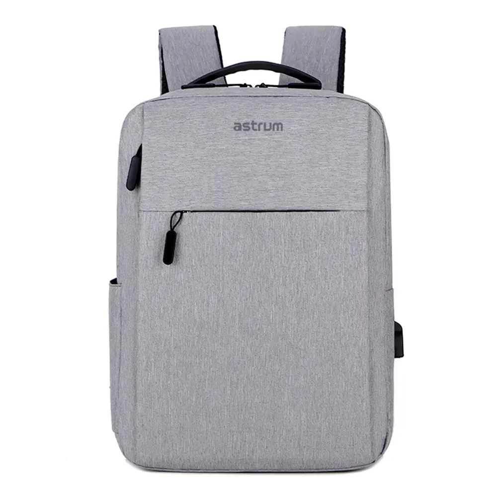 LB200 BACKPACK OXFORD 15″ USB GREY