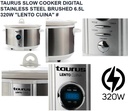 Taurus 6.5L Stainless Steel Digital Slow Cooker | 968210