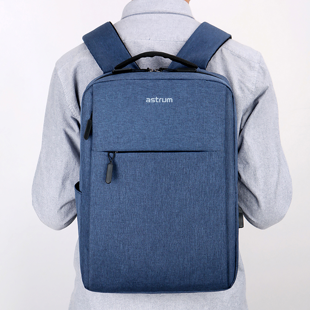 LB200 BACKPACK OXFORD 15″ USB BLUE