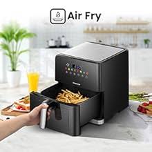 Hisense 8L Air Fryer Visible Window | H09AFBKS4S
