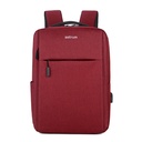 LB200 BACKPACK OXFORD 15″ USB RED