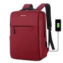 LB200 BACKPACK OXFORD 15″ USB RED