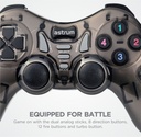 GW520 5 in 1 Wireless Dual Shock Joystick Gamepad