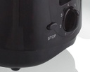 Mellerware 4 Slice Plastic Black Toaster 1300W Hot Slice | 24441