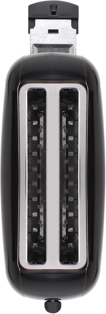 Mellerware 4 Slice Plastic Black Toaster 1300W Hot Slice | 24441