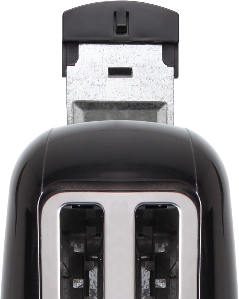 Mellerware 4 Slice Plastic Black Toaster 1300W Hot Slice | 24441