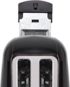 Mellerware 4 Slice Plastic Black Toaster 1300W Hot Slice | 24441