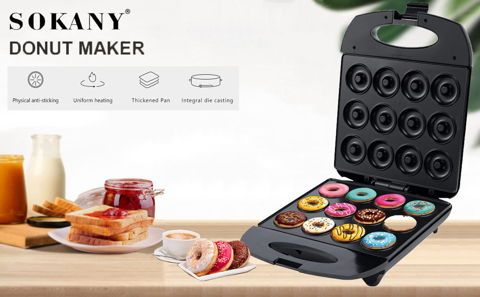 Sokany 12 Doughnut Maker | CSY-SK821
