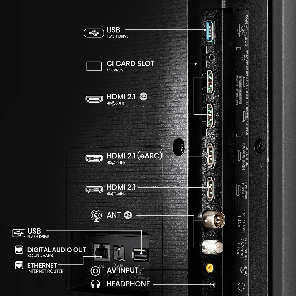 Hisense 100-Inch QLED UHD 144HZ Smart TV | 100E7NPRO