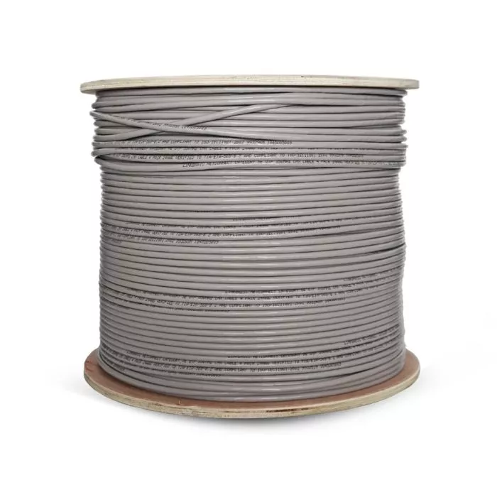 Linkbasic 500M Drum Cat5e Solid Grey UTP Cable