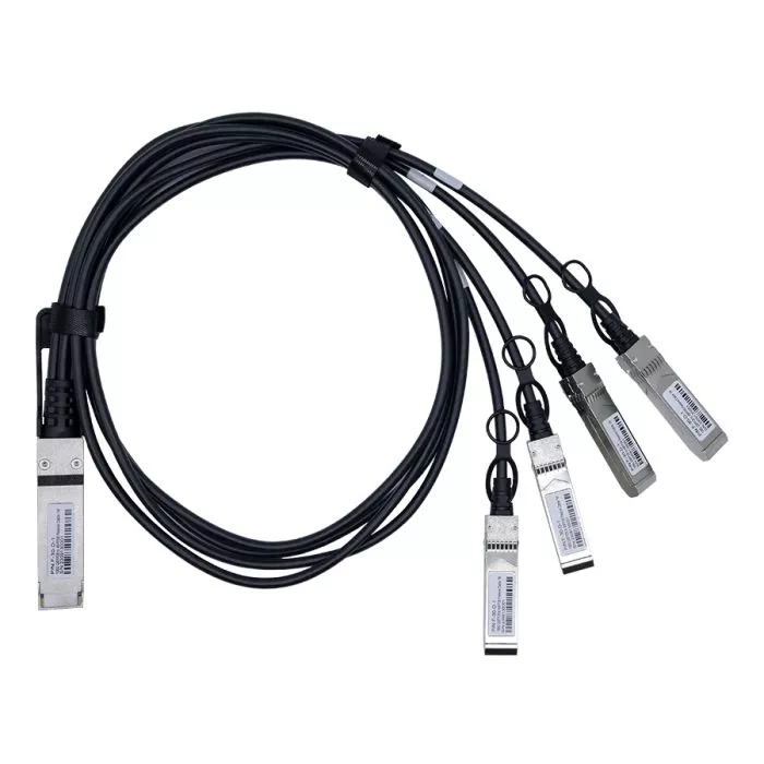 Linkbasic Breakout Cable 1M 1 QSFP28 to 4 SFP28 Uplink Cable