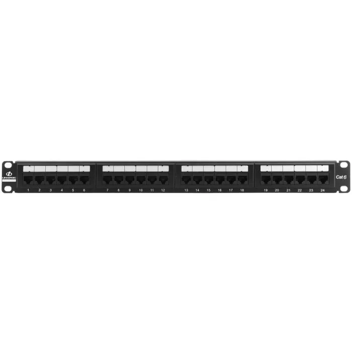 Linkbasic 24 Port Cat6 Rack Mount Patch Panel