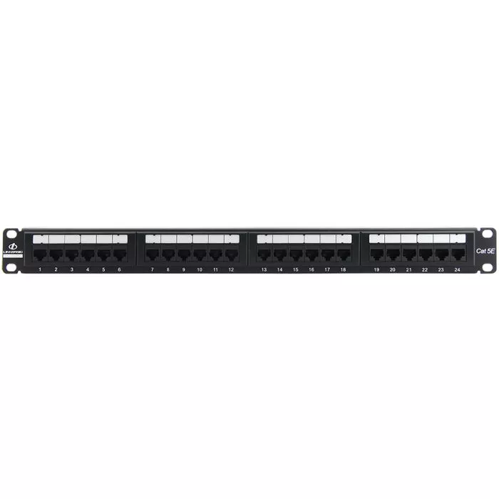 Linkbasic 24 Port Cat5e Rack Mount Patch Panel